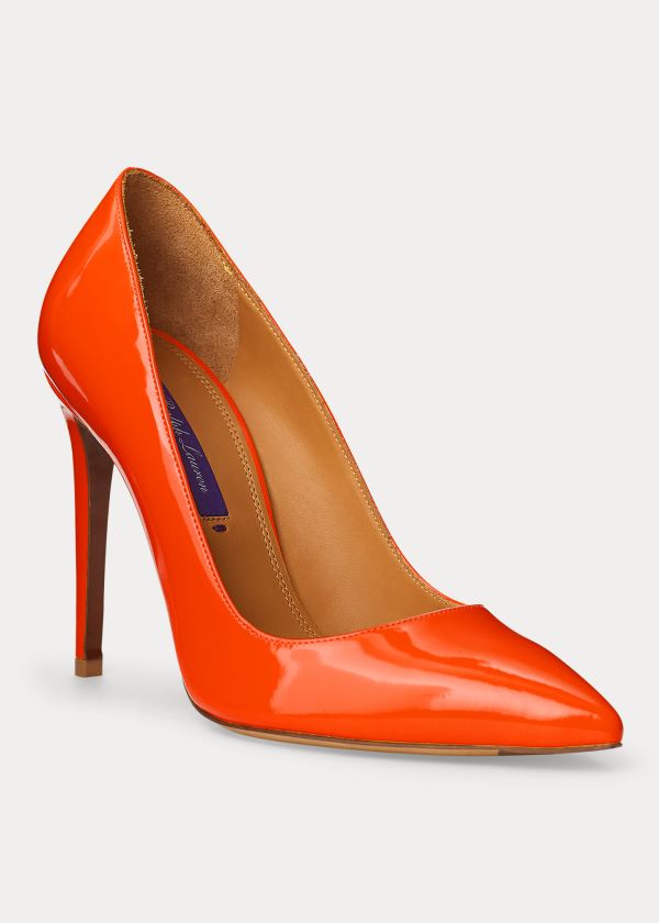 Women's Ralph Lauren Celia Patent Calfskin Pumps | 831265RFA